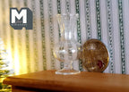 1:12 Scale Miniature Clear Glass Vase with Flared Top, 1-9/16 inch tall, DIY Dollhouse Supply