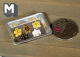 1:12 Dollhouse kitchen accessories miniature baking tray with baking 5 cookies - G071