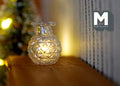 1:12 Scale Dollhouse Miniature Scalloped Edge Glass Vase  - A100