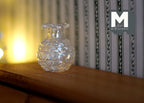 1:12 Scale Dollhouse Miniature Scalloped Edge Glass Vase  - A100