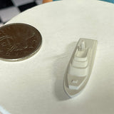 Dollhouse Supplies Fishing Boat Miniature Ultra Small Size Boat 1-3/8 inch long  - G056