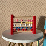 Dollhouse Supplies Miniature Abacus 1:12 Scale Counting Sorting - G043
