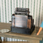 Dollhouse Miniature Large Size Old Style Metal Cash Register H048