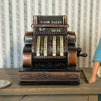 Dollhouse Miniature Large Size Old Style Metal Cash Register H048