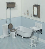 Dollhouse Miniature Victorian Bathroom Model Kit (Self assemble and paint) from Chrysnbon -H001