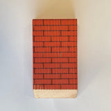 1:12 Dollhouse Wood Brick Side Roof Chimney Miniature Chimney DIY Miniature Chimney - 2-1/4"(W) x 3-1/2"(H)