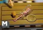 1:12 Dollhouse Supplies miniature kitchen glass container, dollhouse candy bottle, candy jar, snack container,large candy cane jar - G060