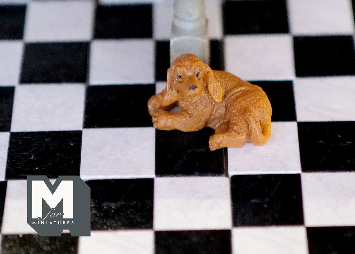 1:12 Dollhouse Supplies Miniature Puppy Dog - C048