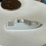 Dollhouse Supplies Fishing Boat Miniature Ultra Small Size Boat 1-3/8 inch long  - G056