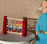 Dollhouse Supplies Miniature Abacus 1:12 Scale Counting Sorting - G043