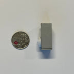Miniatura a escala 1:12 de caja de contador eléctrico con esfera redonda, 1-5/16 inch de alto, suministros DIY para casa de muñecas (gris)