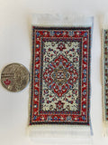 Dollhouse Area Rug 1:12 Scale Miniature Carpet Area Rug Set of 2 D082