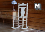 Dollhouse supplies rocking chair dolls house furniture rocker 1 12th scale miniature - J036