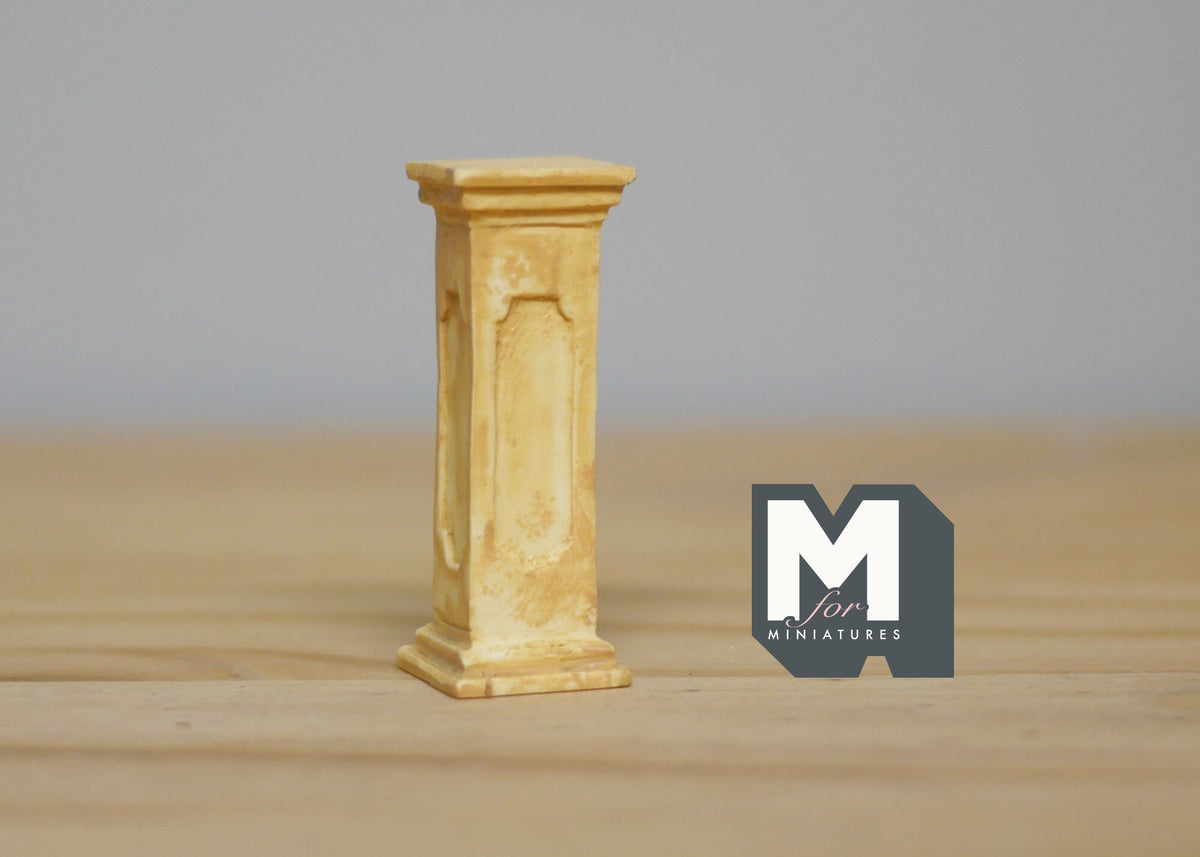 1:12 Dollhouse Supplies Miniatures Pedestal for Plants Ferns Decoration Beige- B047
