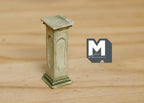 1:12 Dollhouse Supplies Miniatures Pedestal for Plants Ferns Decoration Gray - B047