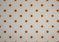 1:12 Scale Miniature Diamond Dot Peel and Stick Floor Tile Paper, 8 x 11 inch, DIY Dollhouse Supply (glossy white)