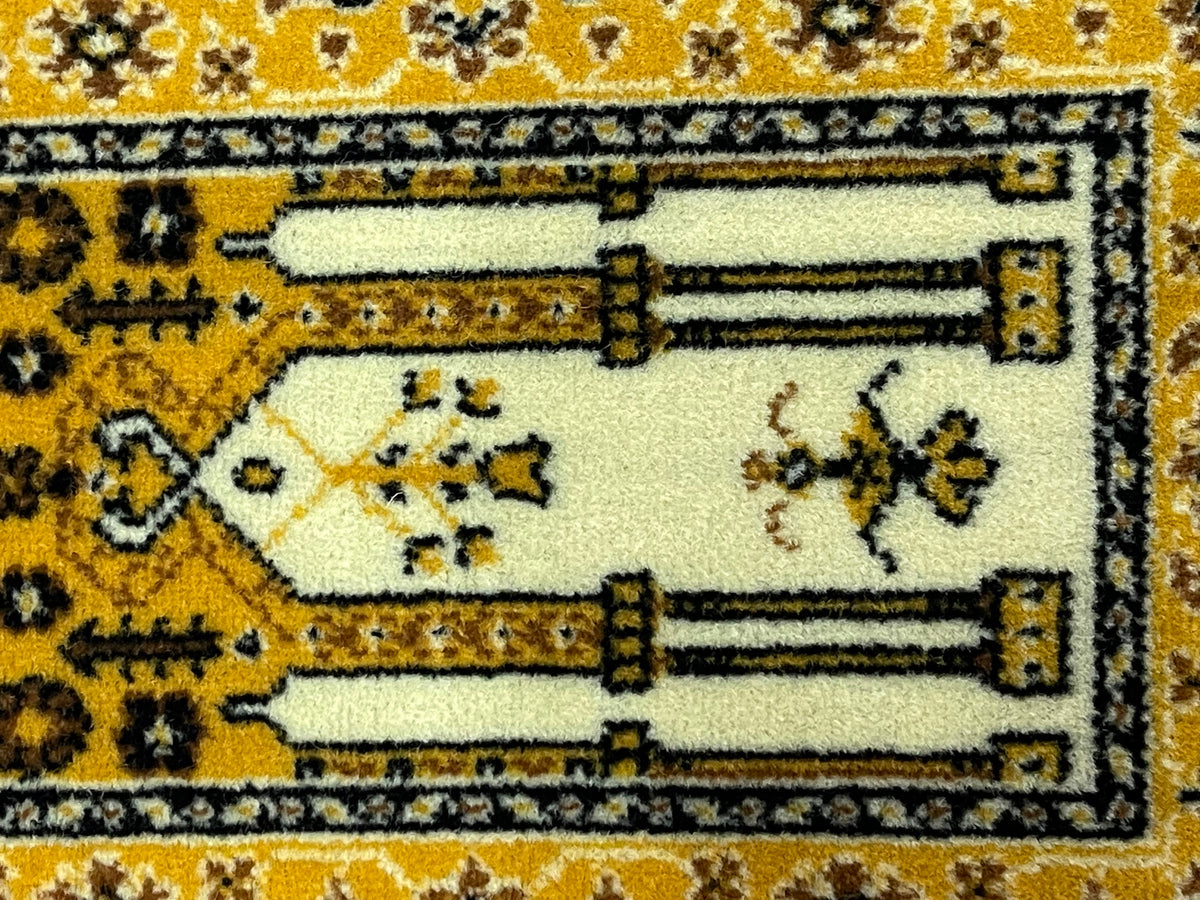 Dollhouse Miniature Large Size Area Rug , Real Wool Carpet 15" x 9" - Z8