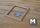 Dollhouse miniature unpainted wooden photo frame dolls house photo 1 12th scale miniature - i042