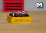 Miniature drink 1:12 Dollhouse Supplies Miniature Classic Cola bottles in Box set of 13 - E089