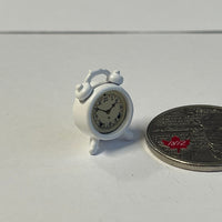 1:12 Miniature Twin Bell Alarm Clock / Metal Loud Alarm Clock / Dollhouse Alarm Clock - B052