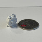 1:12 Miniature Twin Bell Alarm Clock / Metal Loud Alarm Clock / Dollhouse Supplies Alarm Clock - B052