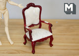 Dollhouse Supplies furniture wooden dinning chair l Dollhouse Supplies miniature wood chair l Dollhouse Supplies 1:12th scale miniature