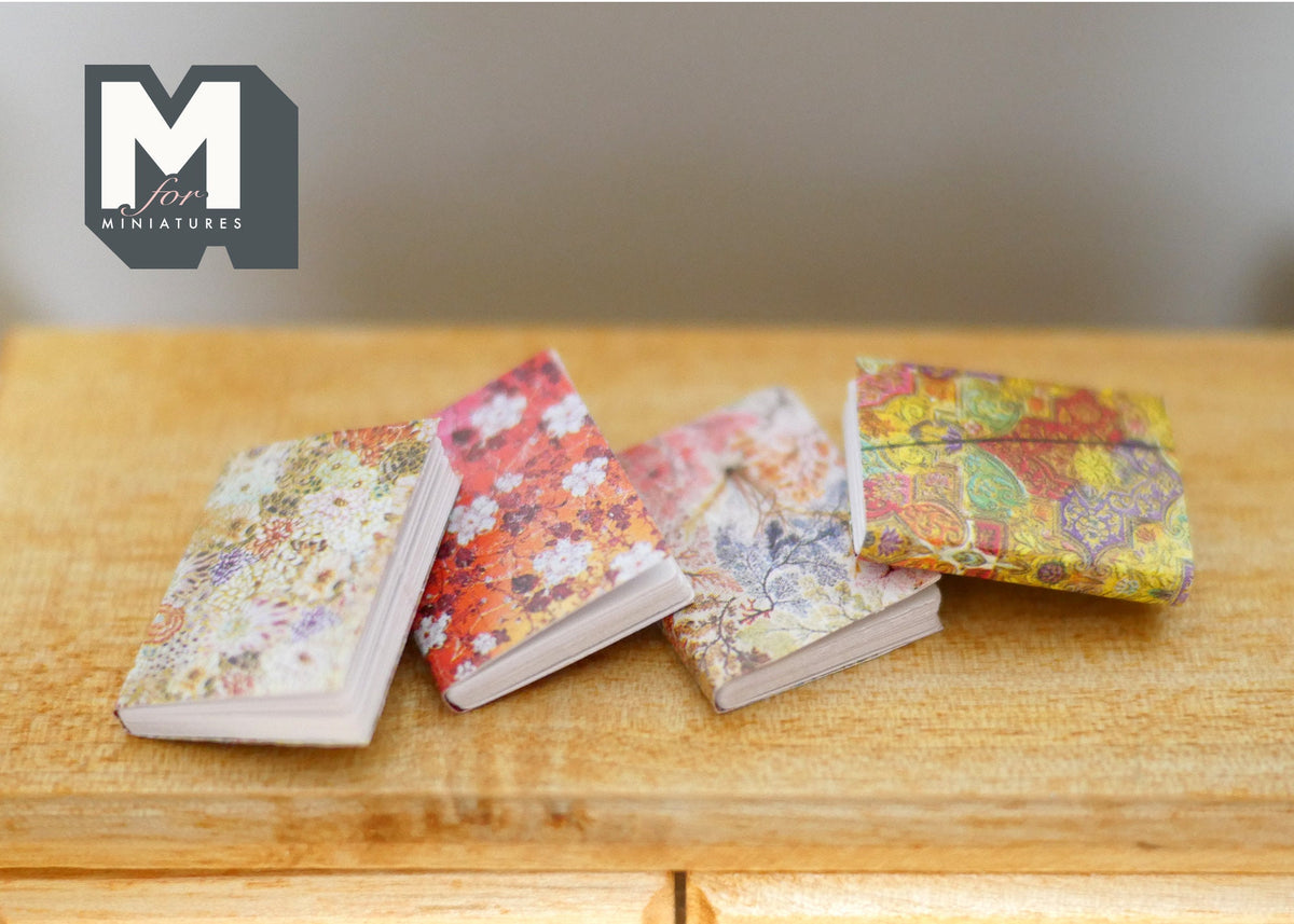 1:12 Dollhouse Supplies miniature Book set of 4 (can open) C035