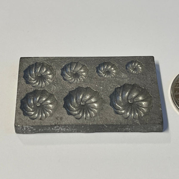 1:12 Miniature Metal Donuts Forming Mold with 7 Different Sizes