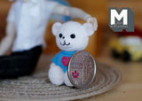 Dollhouse Supplies miniature Bear 4cm(H) x 3.3cm(L) - G026