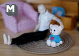 Dollhouse Supplies miniature Bear 4cm(H) x 3.3cm(L) - G026