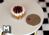 1:12 scale Dollhouse Supplies miniature Cherry Cake - E013