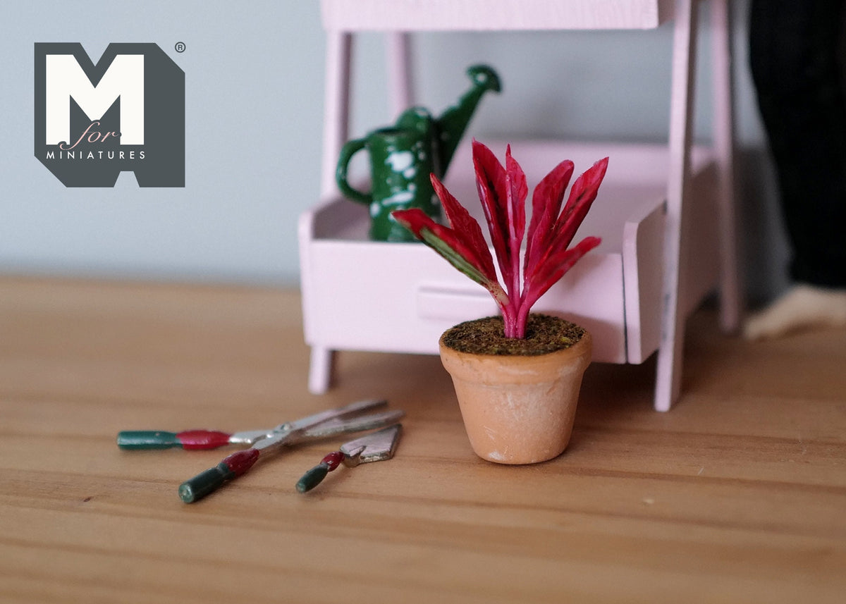 Dollhouse Supplies potted plants dolls house decoration living room 1 12th scale miniature - H029