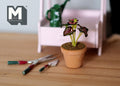 Dollhouse Supplies potted plants dolls house decoration living room 1 12th scale miniature - H029