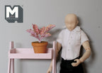 Dollhouse Supplies potted plants dolls house decoration living room 1 12th scale miniature - H029