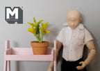 Dollhouse Supplies potted plants dolls house decoration living room 1 12th scale miniature - H030