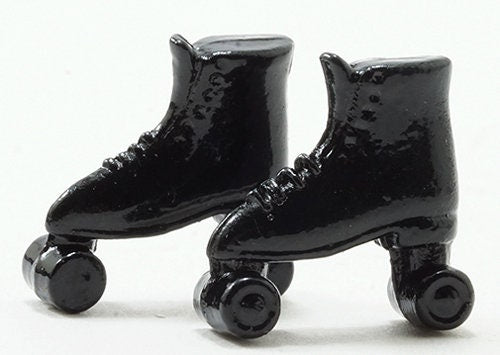 Miniature Roller Skates 1 Pair (Black) - G075