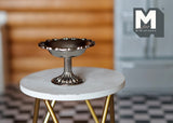 Dollhouse Supplies serving stand dolls house serving platter stand 1 12 scale miniature (sliver) - E035