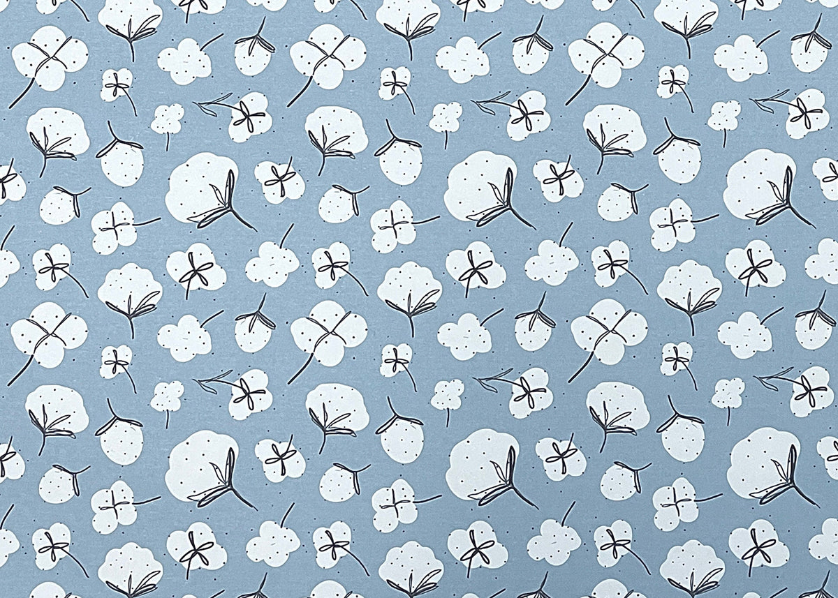 1:12 Miniature Flower Wallpaper Sticker , Dollhouse Supplies Flower Wallpaper Sticker , 8" x 11" - Z3