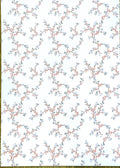 1:12 Miniature Flower Wallpaper Sticker , Dollhouse Supplies Flower Wallpaper Sticker , 8" x 11" - Z3