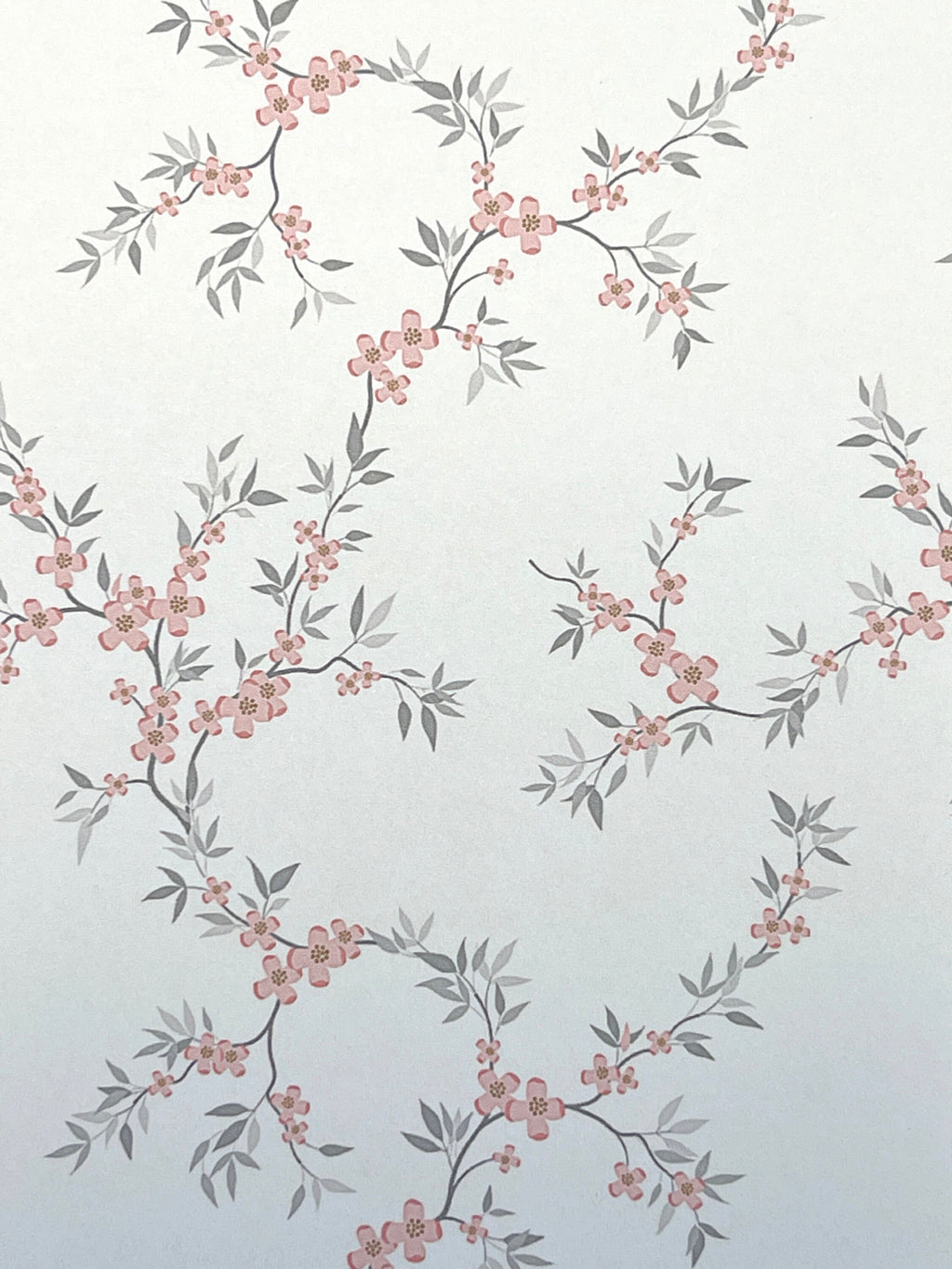 1:12 Miniature Flower Wallpaper Sticker , Dollhouse Supplies Flower Wallpaper Sticker , 8" x 11" - Z3