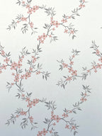 1:12 Miniature Flower Wallpaper Sticker , Dollhouse Supplies Flower Wallpaper Sticker , 8" x 11" - Z3