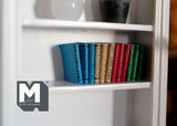 1:12 Dollhouse Supplies miniature hardcover book set of 12 (Small)- C040