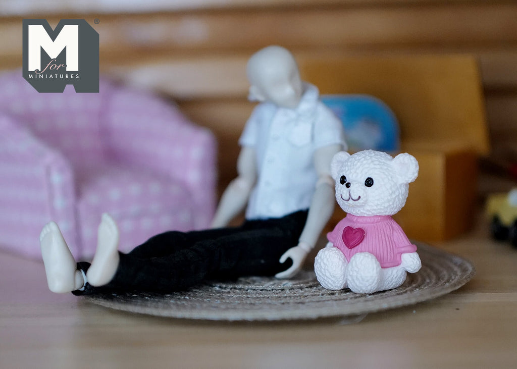 Dollhouse Supplies miniature Bear 4cm(H) x 3.3cm(L) - G026