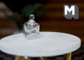 1:12 Scale Miniature Clear Glass Bottle with Stopper, 1 inch tall, DIY Dollhouse Supply (A2)