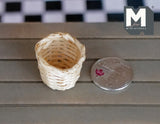 1:12 Dollhouse Supplies Miniature Round Waste Basket dolls house 1 12th scale miniature D054
