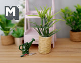 Dollhouse Supplies potted plants dolls house decoration living room 1 12th scale miniature - B072