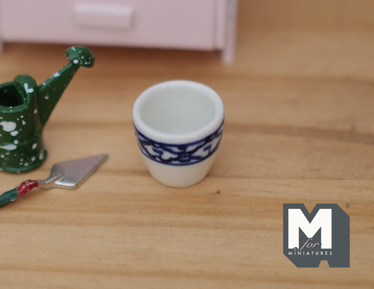1:12 Dollhouse Supplies Miniature Clay Pottery Planter, clay flower pot, gardening 1 12 scale miniature plants - B080