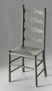 1:12 Scale Miniature Ladderback Chair Kit, 3-3/8 inch high, DIY Dollhouse Supply