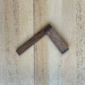 1:12 Scale Miniature Wood Try Square, 90 Degree Measuring Tool, 1 inch long, DIY Dollhouse Supply