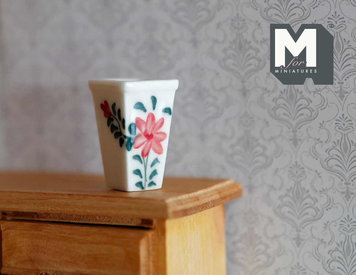 1:12 Dollhouse Supplies Miniature Ceramic Flower Vase - B071